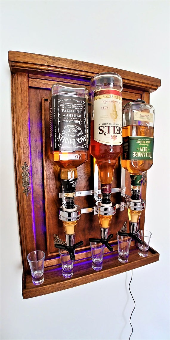 Dispenser for Whiskey/alcohol Dispenser/wall Mounted Bottle Holder