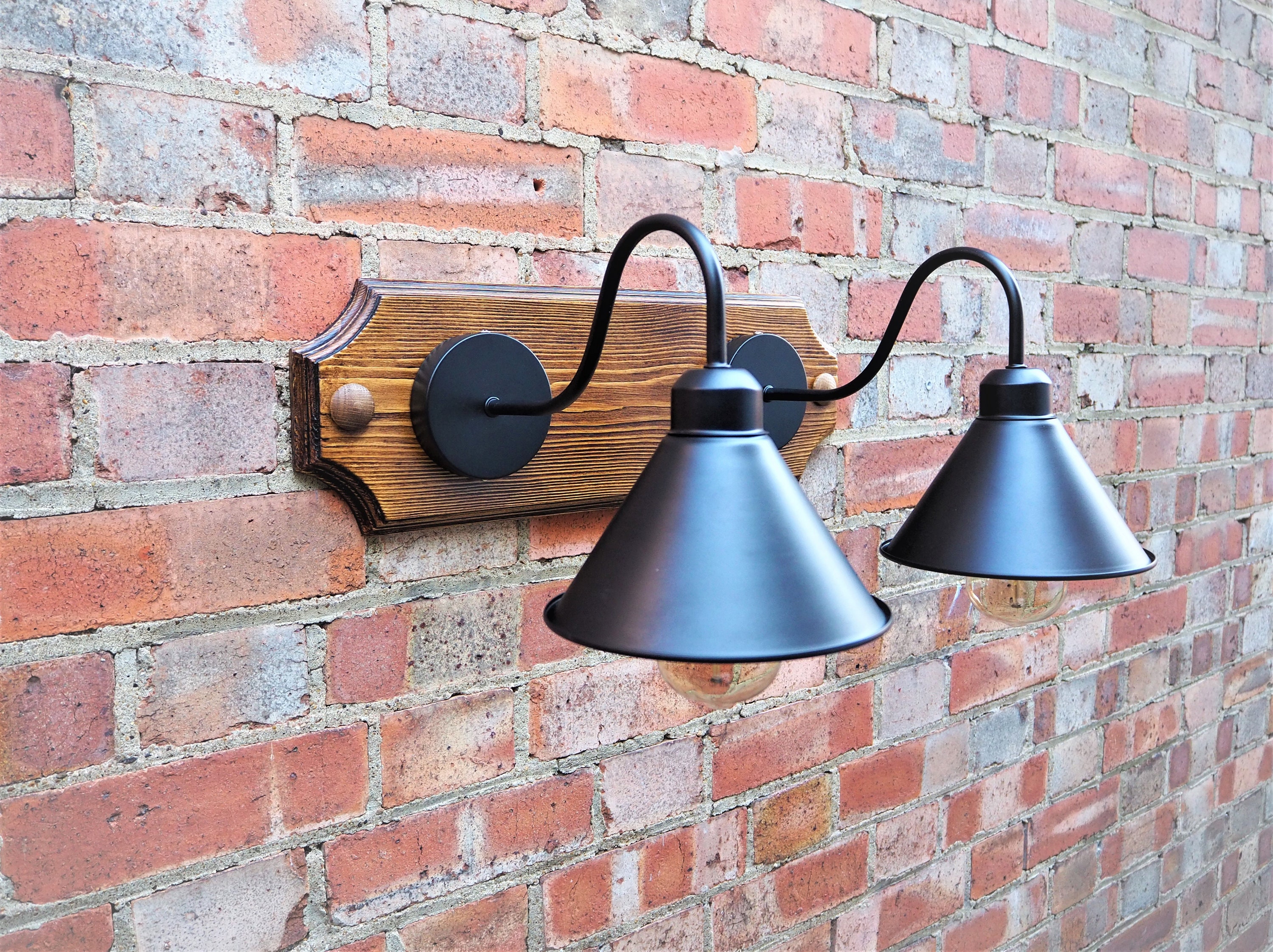 Paire De Lampes Murales Space Age à Batterie Avec Cordon - SONCA LITE Vintage