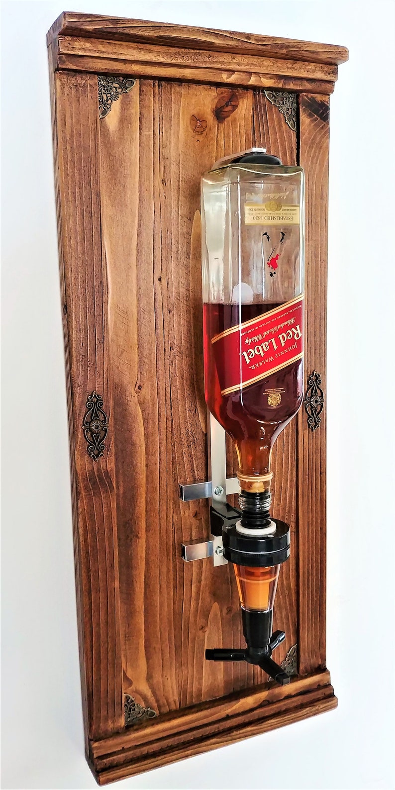 Whiskey Liquor Wall Mount Dispenser /alcohol Dispenser/ 1 Etsy