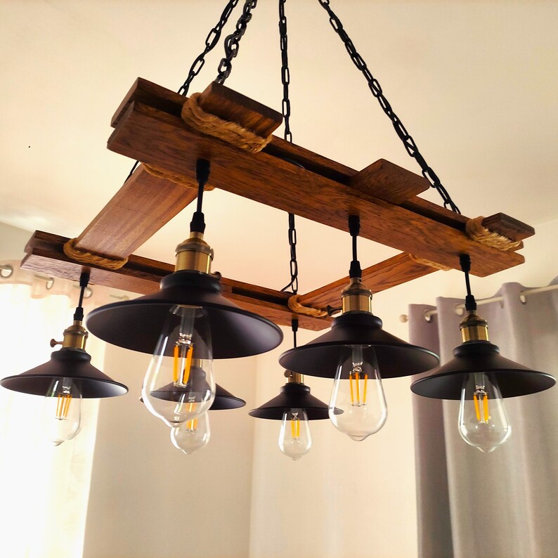 Rustic Light Fixture - Ceiling Pendant Light - Rustic Lighting ...