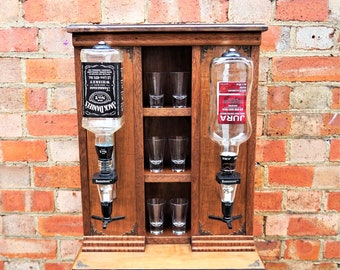 Whiskey Bar, Mini bar, Alcohol Dispenser, Whiskey stand, Whiskey storage, Whiskey Cabinet, Home Bar, Whisky Bottle Dispenser