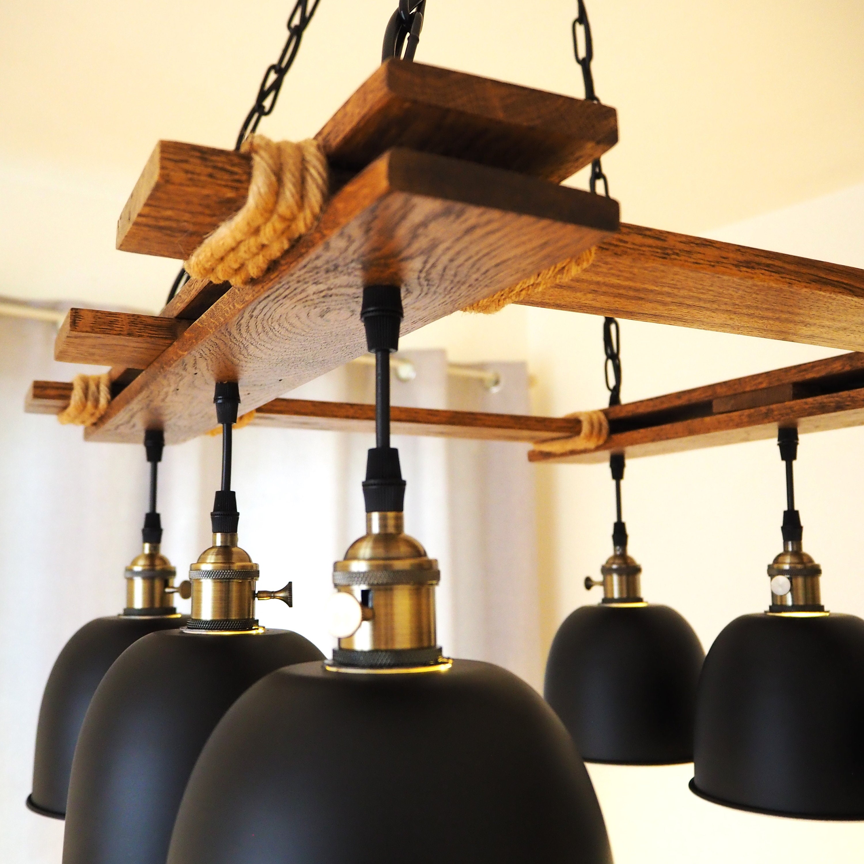 Rustic Light Fixture - Ceiling Pendant Light - Rustic Lighting ...