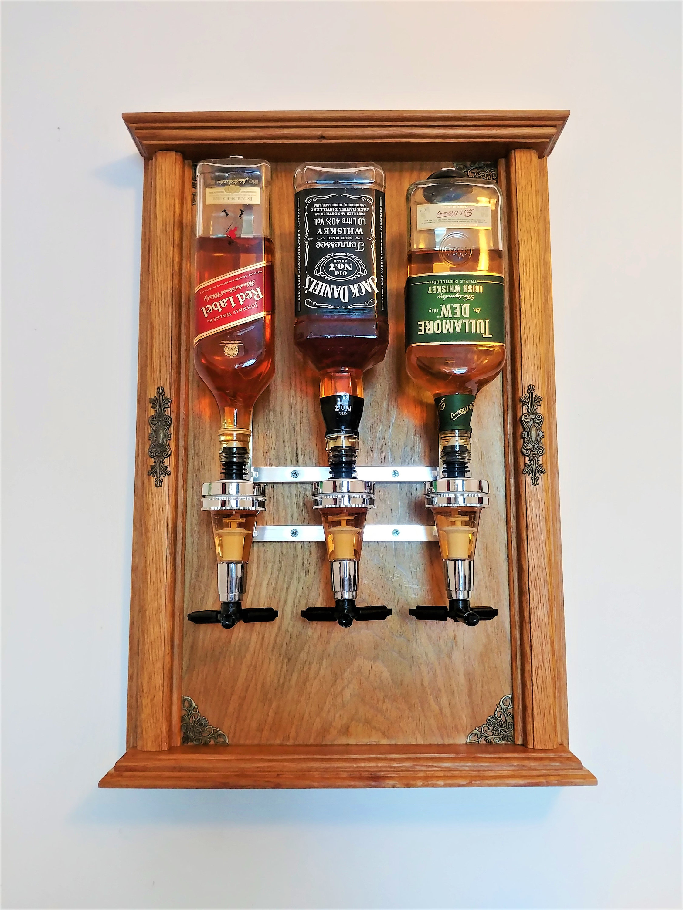 Wall-Mounted House Liquor Dispenser, Alcohol Station Cocktail Tap, Push