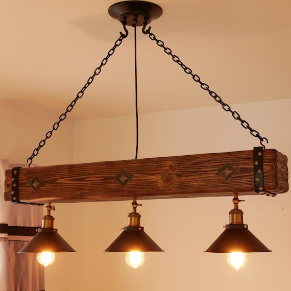 wooden chandelier design