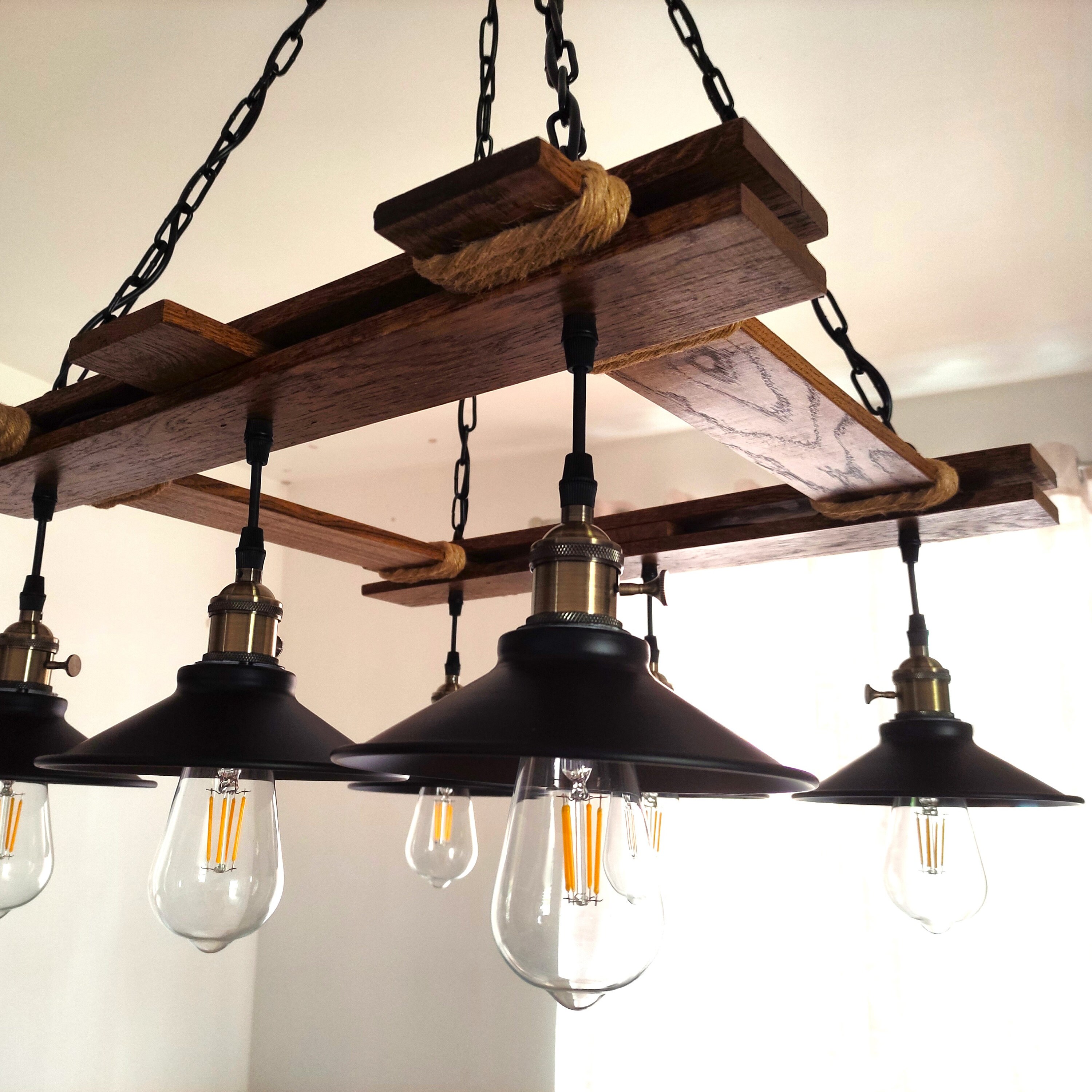 Rustic Light Fixture - Ceiling Pendant Light - Rustic Lighting ...