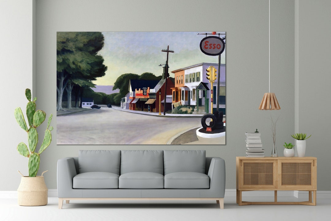Tableau Toile Portrait D'Orléans D'Edward Hopper - Reproduction Impression - Réf Eho35