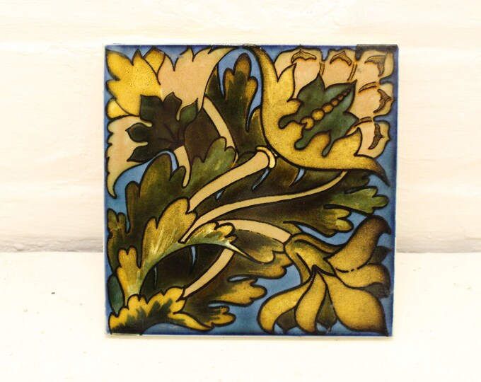 Art Nouveau Style Ironbridge Decorative Ceramic Tile Etsy UK