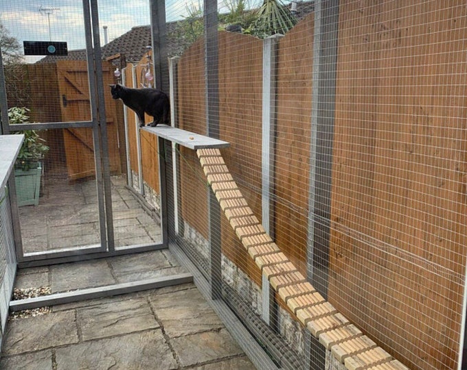 OUTDOOR Catio Cat Adventure Rope Bridge Ladder - Etsy