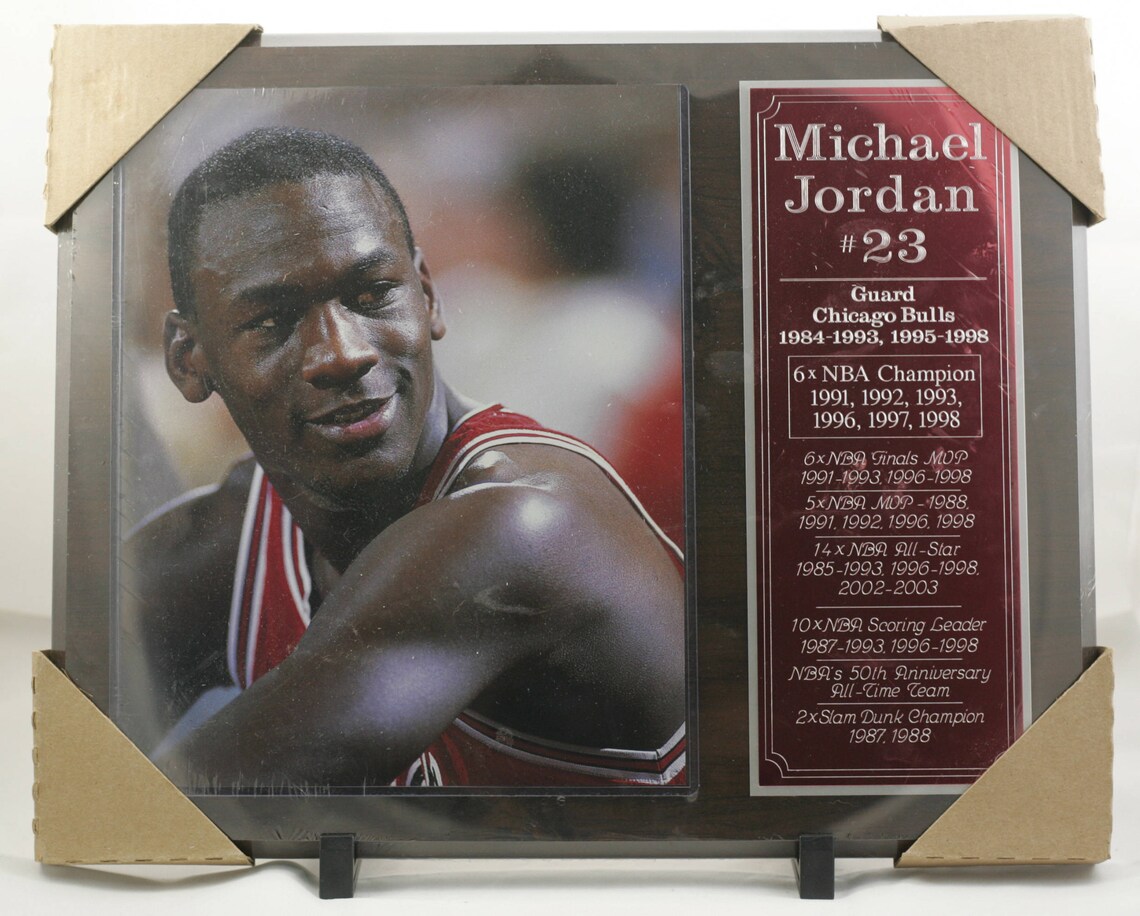 Michael Jordan Plaque Card
