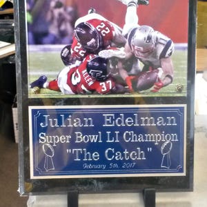 Julian Edelman "Fang" Super Bowl LI-Plakette