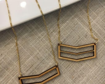 Birch Wood Necklace