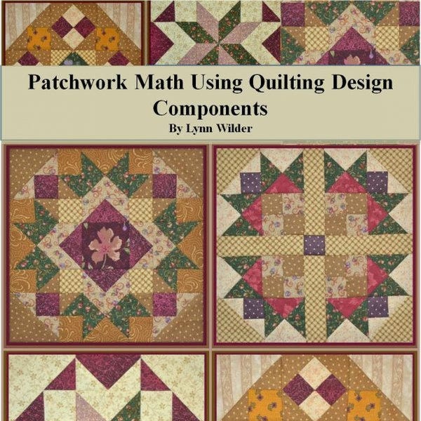 Patchwork Math Using Quilting Design Components