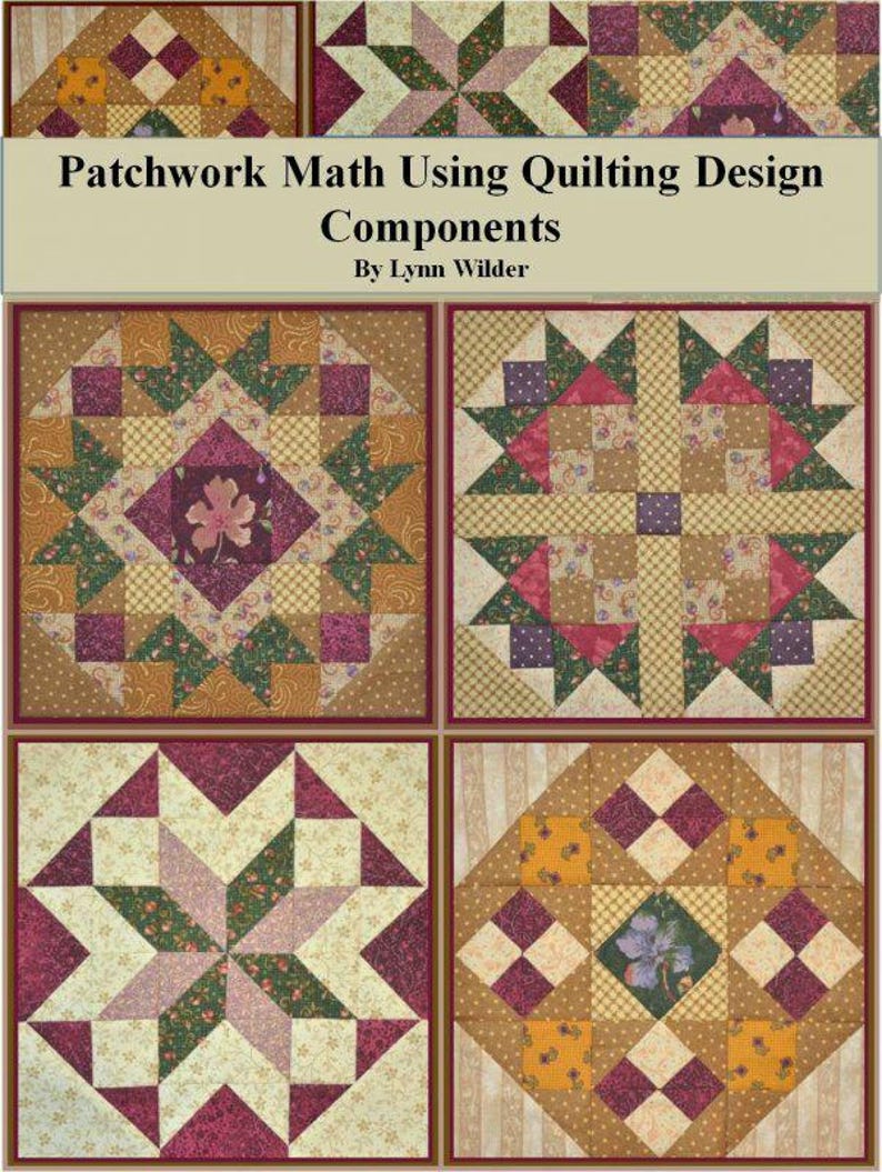 Patchwork Math Book - DIGITAL DOWNLOAD - Lynn Wilder - Sew'n Wild Oaks ...