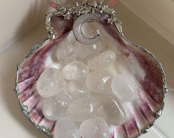 Clear Quartz Tumbled Stone | Natural Crystal Tumble | Divine Energy | Master Healer