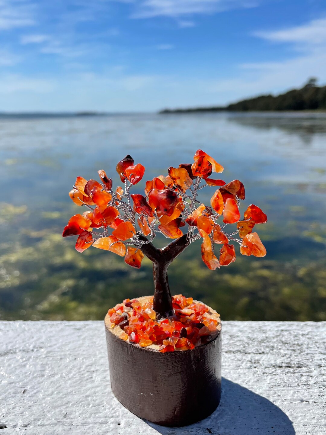 Carnelian Crystal Tree | Carnelian Crystal Fairy Tree | Natural Stone ...