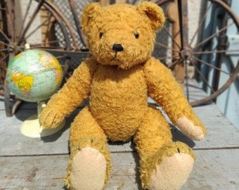 ancien ours en peluche jouet années 1960/70 nounours français Teddy bear