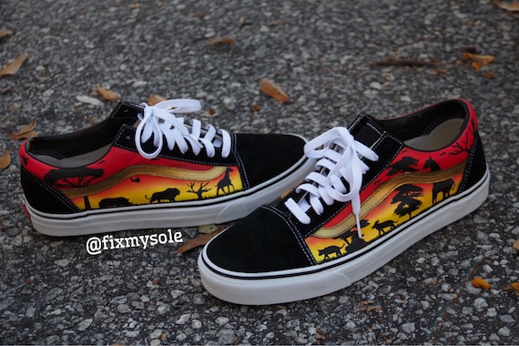 vans lion shoes