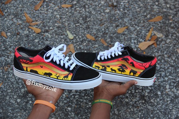 lion king vans shoes