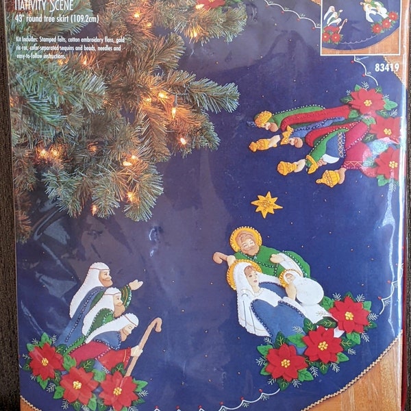 Nativity Tree Skirt Etsy