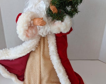 Santa Claus Father Christmas Figure Decoration 15" St. Nicholas