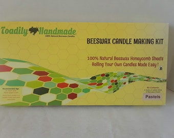Toadily Handmade:  Make Your Own Beeswax Candle Kit