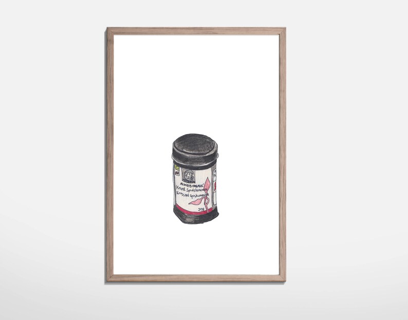 Cumin Illustration print