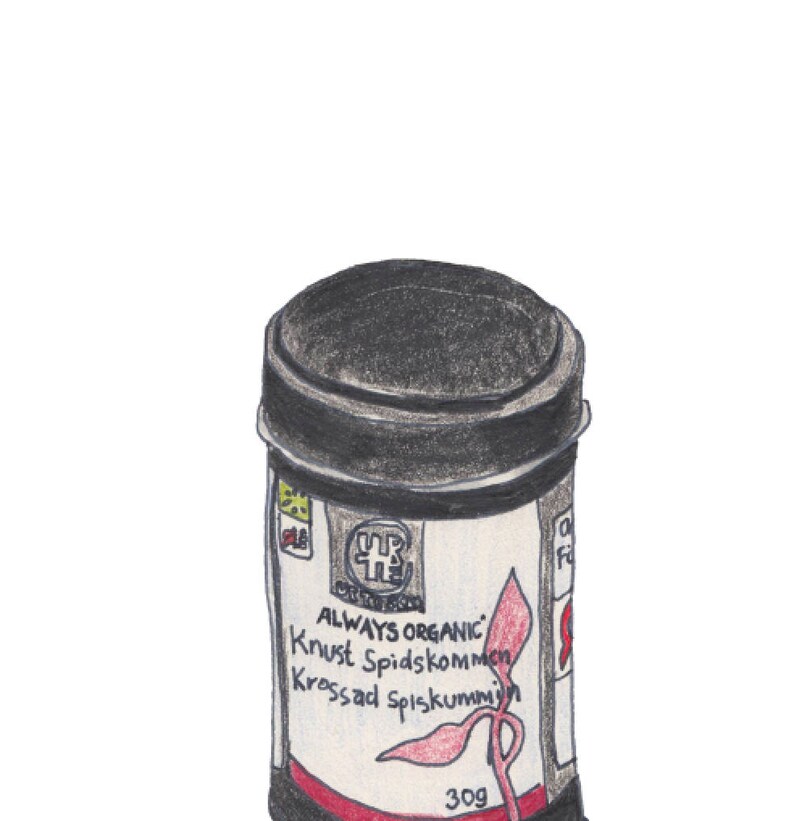 Cumin Illustration print