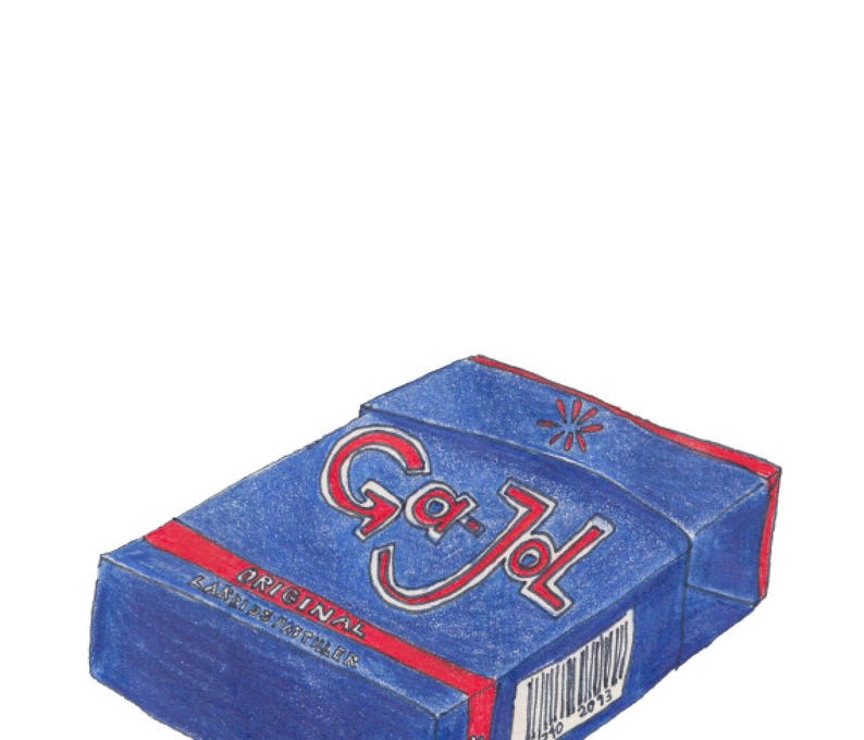 Liquorice pastil Illustration print