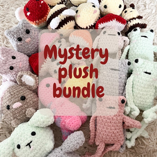 Mystery Plushie Bundle | Handmade Crochet Plushies