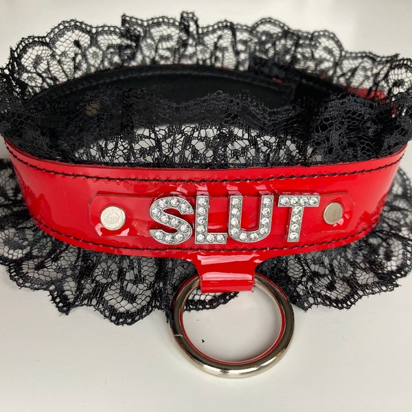 Roter Slut Choker