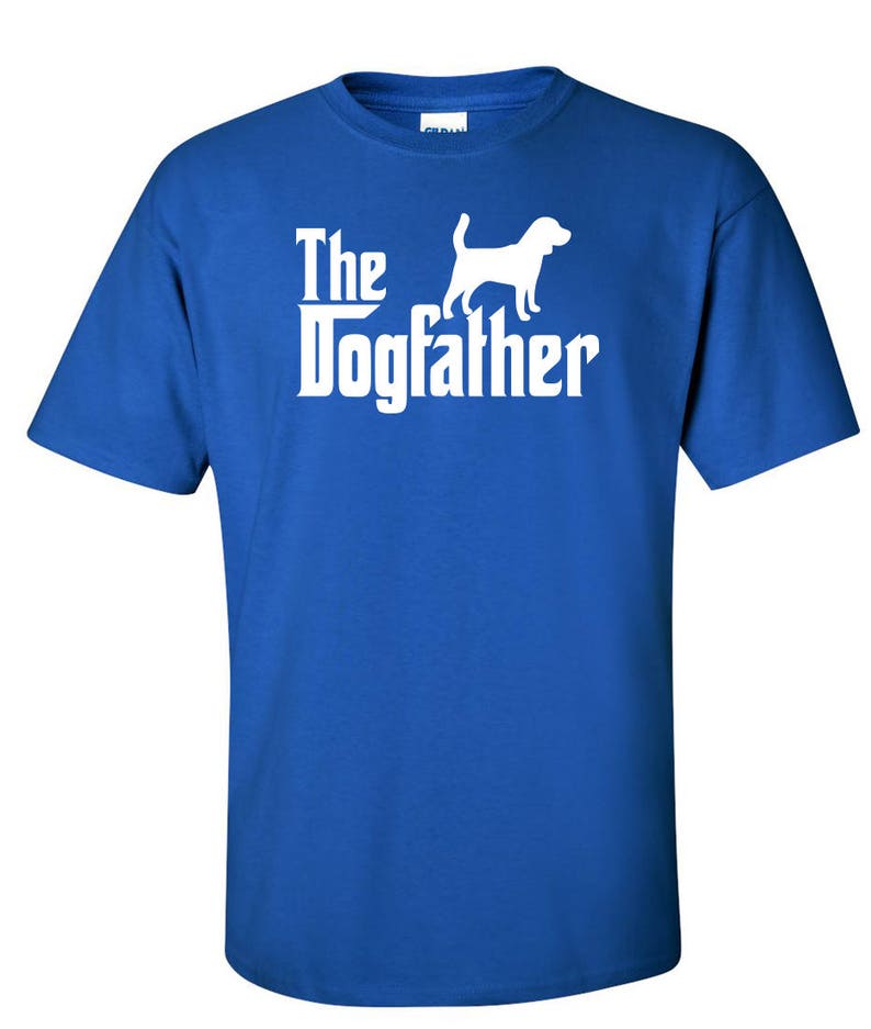 De Dogfather Beagle hond Logo grafische TShirt afbeelding 8