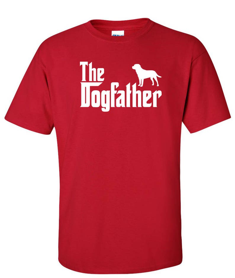 The Dogfather labrador Dog Logo Graphic TShirt | Etsy