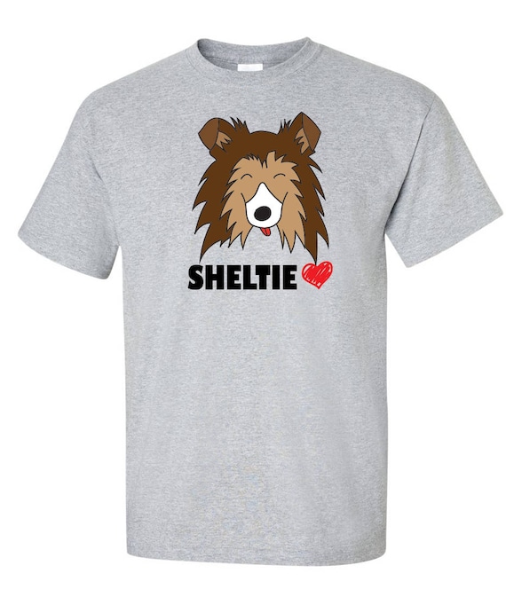 Mon coeur de berger de Shetland Sable Sheltie Logo personnalisé graphique Logo Sheltie T Shirt - unisexe 02ced9 Mon coeur de berger de Shetland Sable Sheltie Logo personnalisé graphique Logo Sheltie T Shirt - unisexe 02ced9