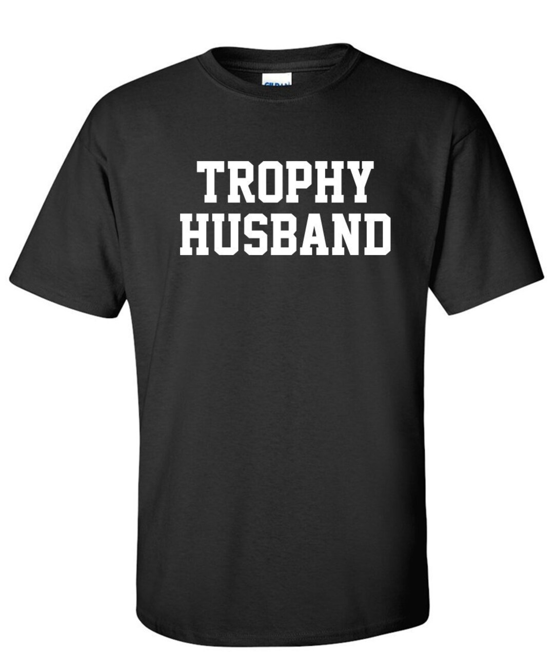 Trophy Husband Crew Neck Men Logo Graphic T Shirt Short Sleeve - Etsy