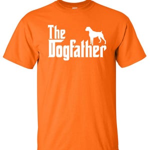 The Dogfather Boxer Dog Logo Graphic TShirt image 4