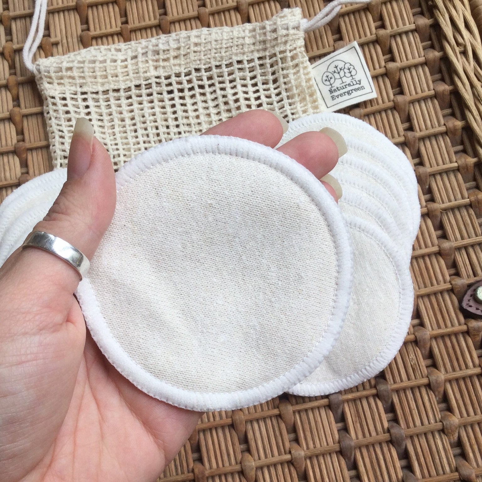 Organic Hemp Makeup Remover Rounds Face Wipes Organic Face Etsy Canada