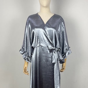 Wrap Dress Glow Silky Satin kaftan(KTB4) Kaftan, Silky kaftan, Dress photoshoot, Loose fit, Wedding Dress, Maternity dress, Bridesmaids