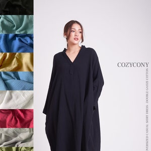 Black Oversized Casual Shirt Dress(CSD1)Black Elegant Dress, Black Maxi Dress, Long Sleeve, Women Shirtdress, plus size, Loose fit