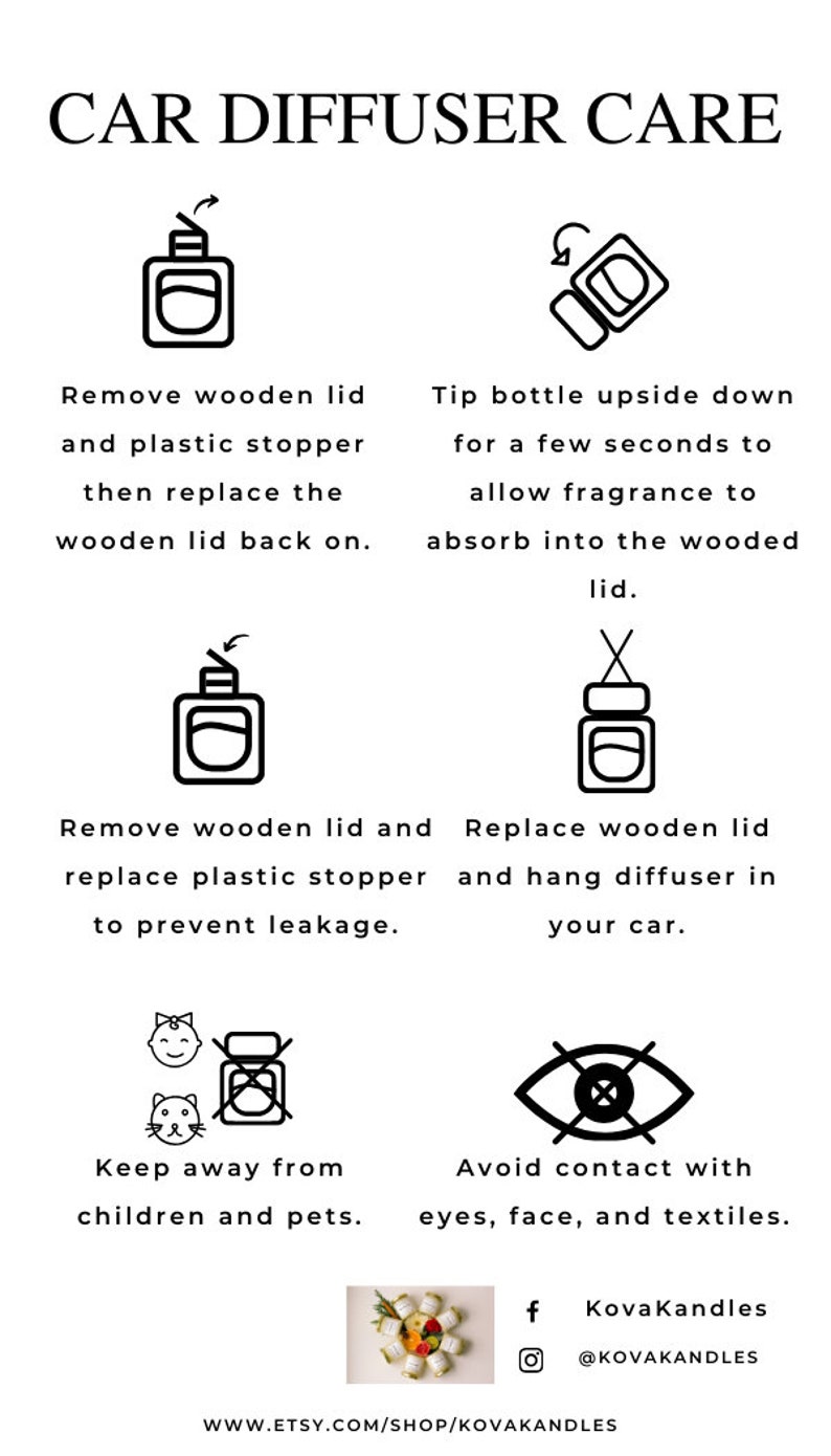 Car Hanging Diffuser - Etsy