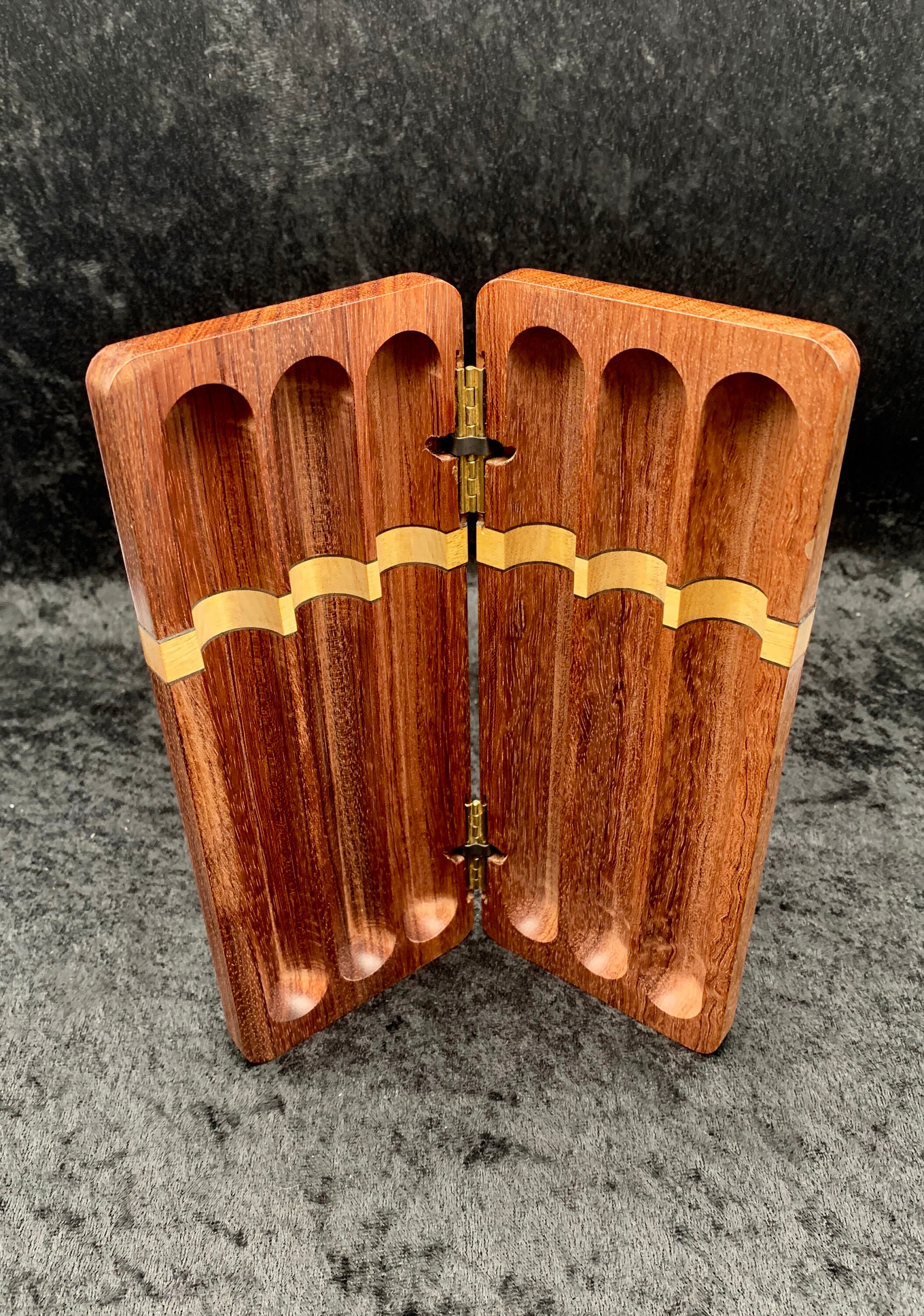 Wood Cigar Case with Arturo Fuente Cigar Band Art Etsy