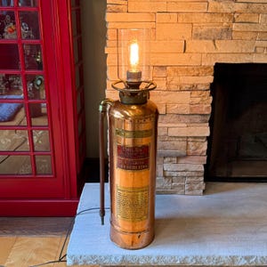 Antique fire extinguisher - Etsy 日本