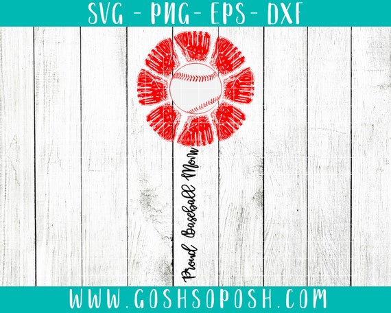 Download Proud Baseball Mom Flower Sunflower Svg Eps Dfx Png Etsy