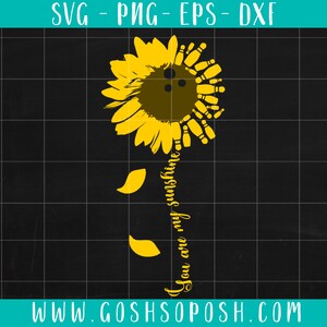 Download You Are My Sunshine Paw Prints Pets Sunflower Svg Eps Etsy