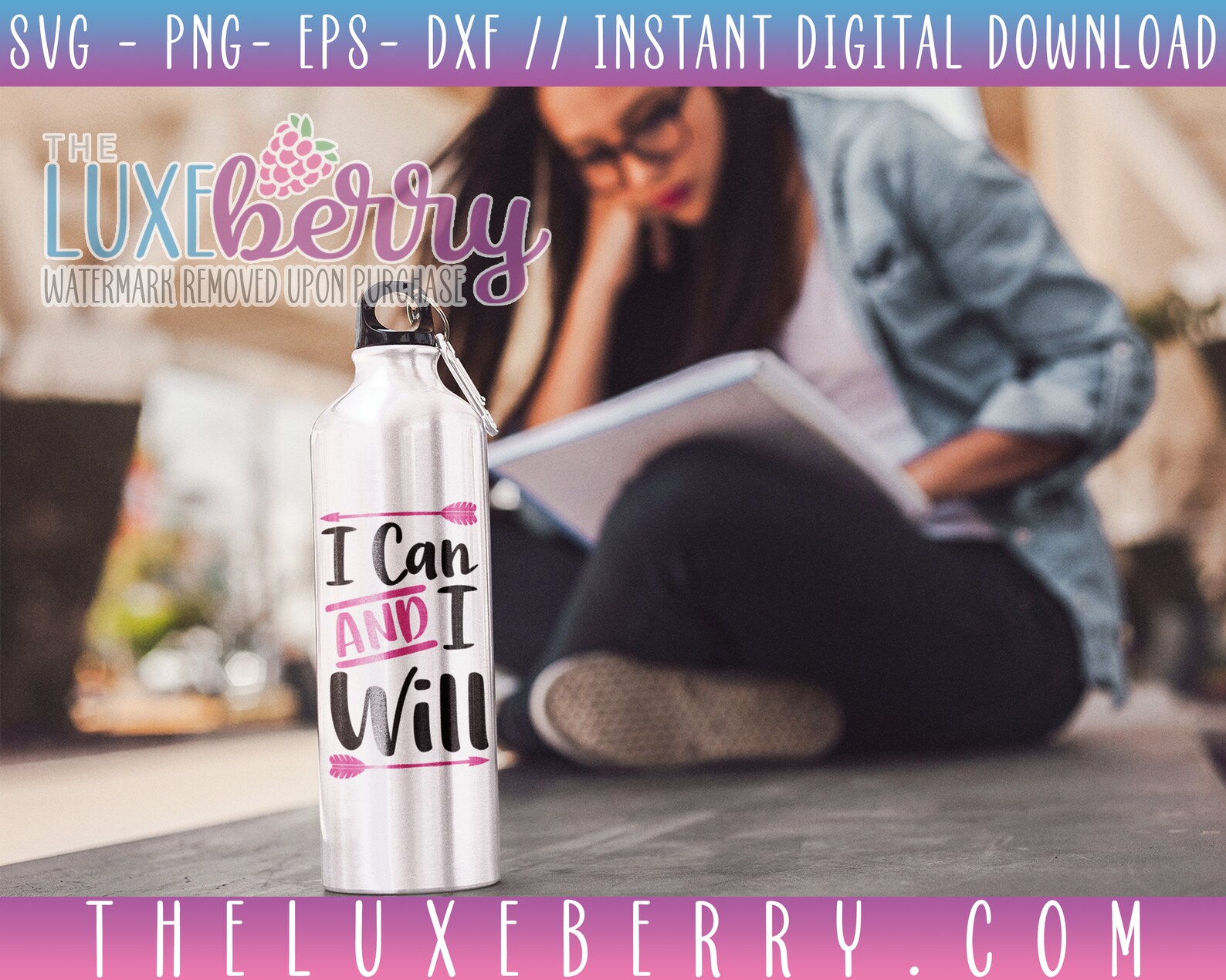 Water Bottle Hydration Drink Reminder SVG / DFX / EPS / Png Etsy