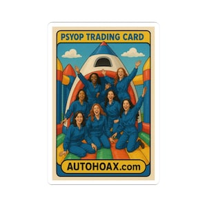 Adesivos - Cartas colecionáveis de Psyop com astronautas femininas