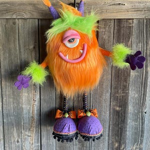 Furry Monster Wreath Attachment