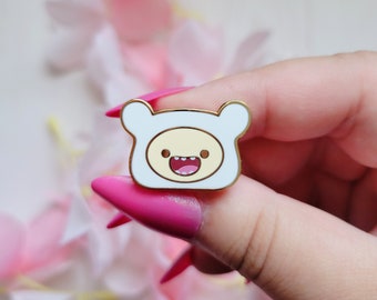 Finn the Human enamel pin