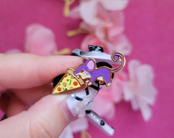 コズミックソーダのエナメルピン - かわいいピンクのラペルピン