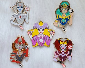 Queen of Cards BLIND BAG PINS