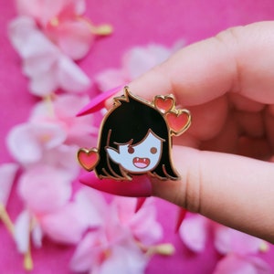 Marceline the vampire queen enamel pin